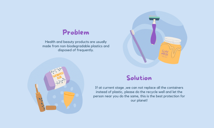 recycle the plastic as much as possible